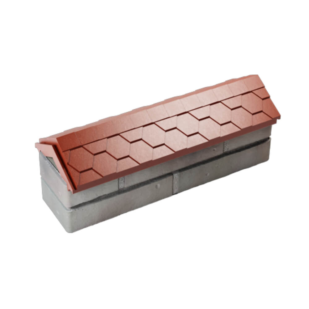 Парапет Zking Эверест Красный с посадкой на 0.5 кирпича (130мм) в Орле фото