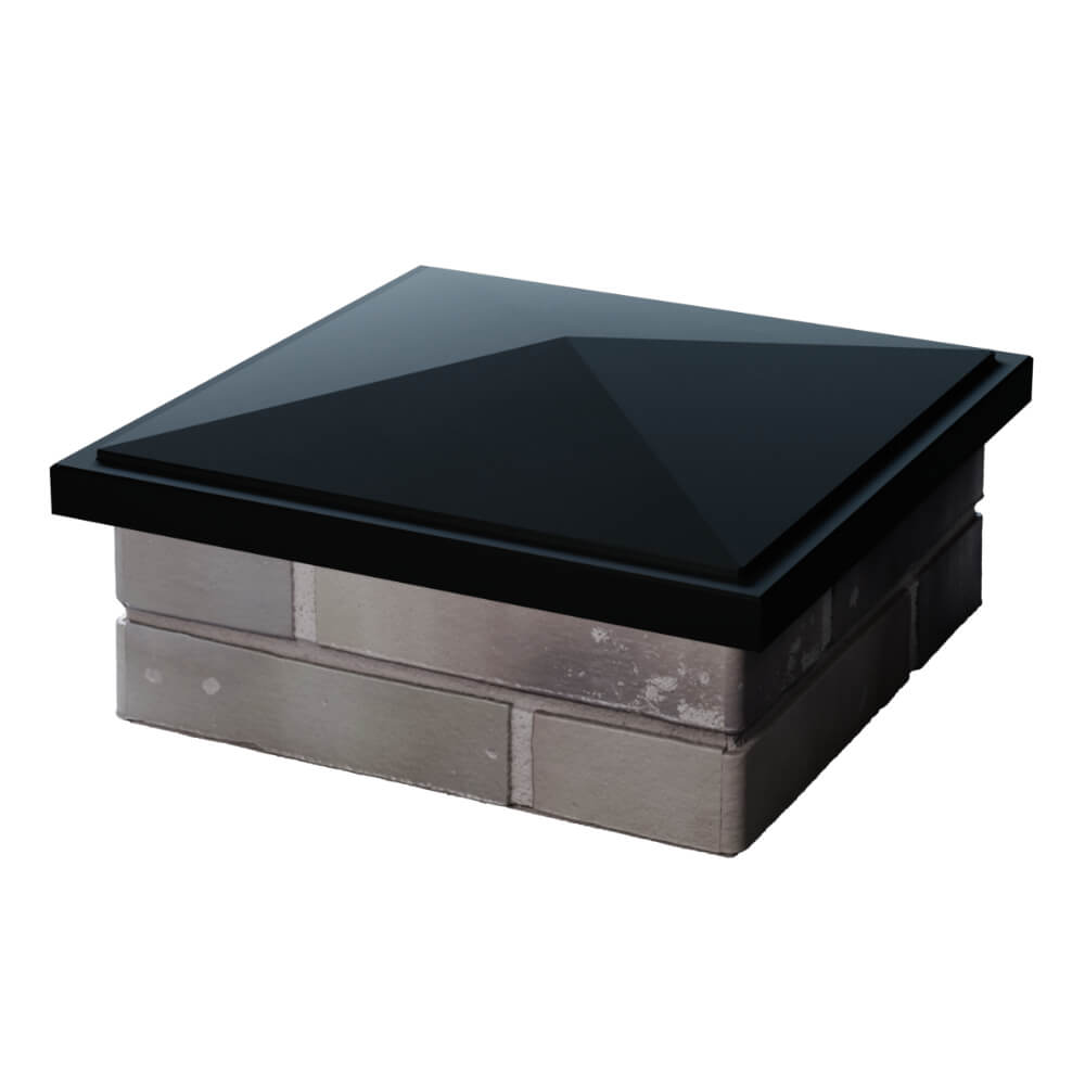 Колпак Zking БонаМоно Черный на столб 1.5х1.5 кирпича (385х385, 400х400мм) в Орле фото