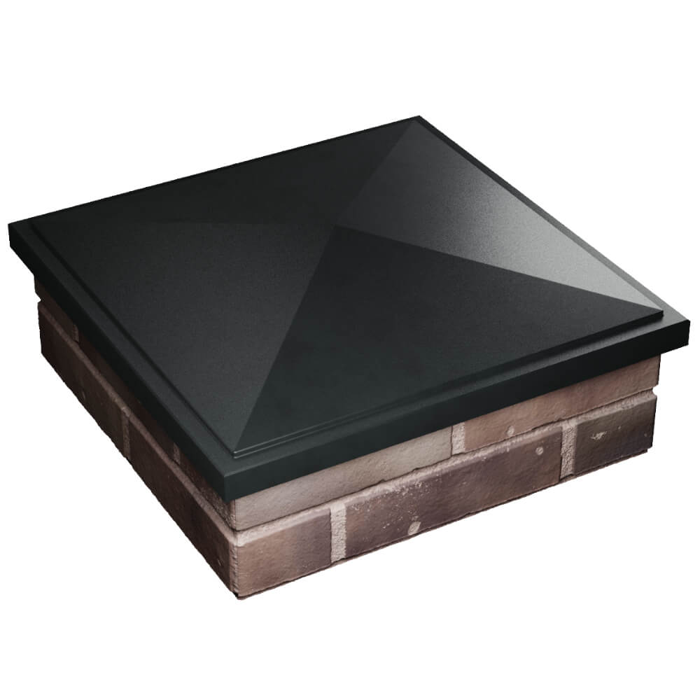 Колпак Zking БонаМоно Черный на столб 2х2 кирпича (515х515, 530х530мм) в Орле фото