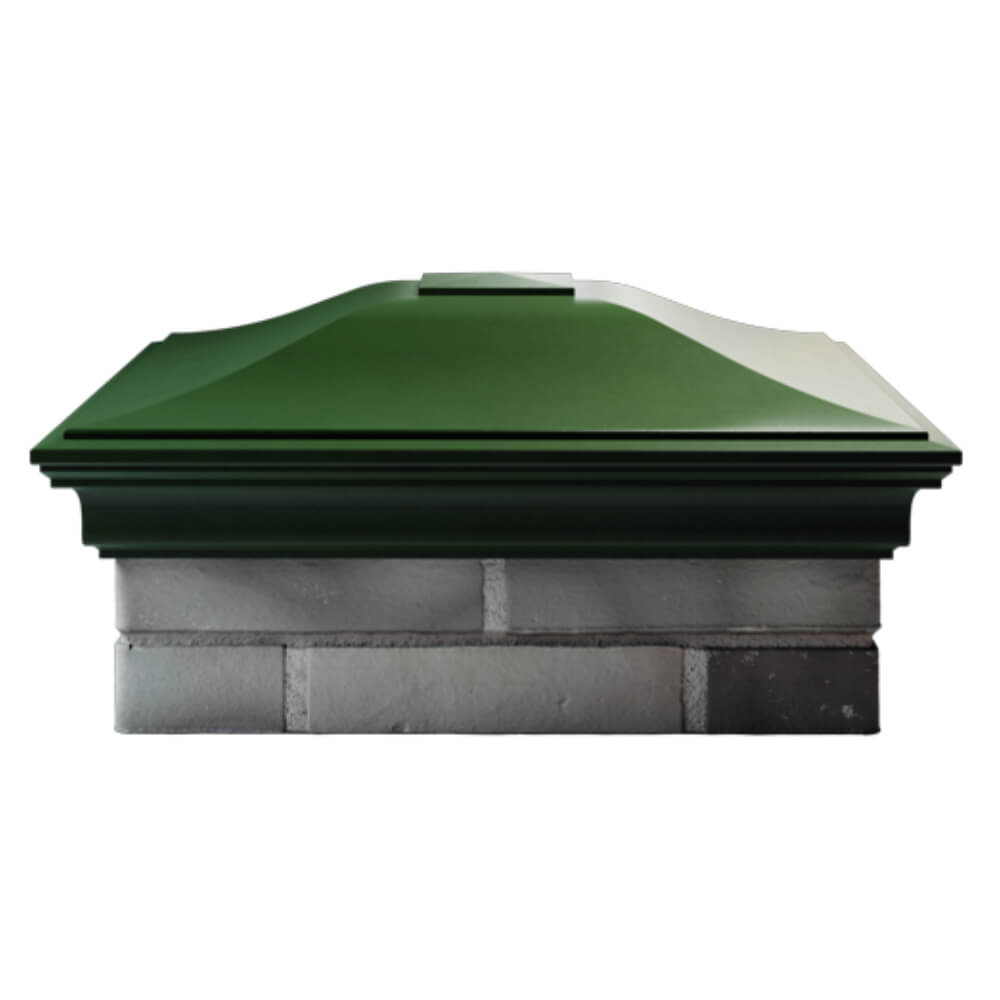 Колпак Zking Монблан Зеленый на столб 2х2 кирпича (515х515мм) в Орле фото