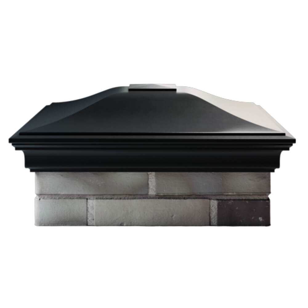 Колпак Zking Монблан Черный на столб 2х2 кирпича (515х515мм) в Орле фото