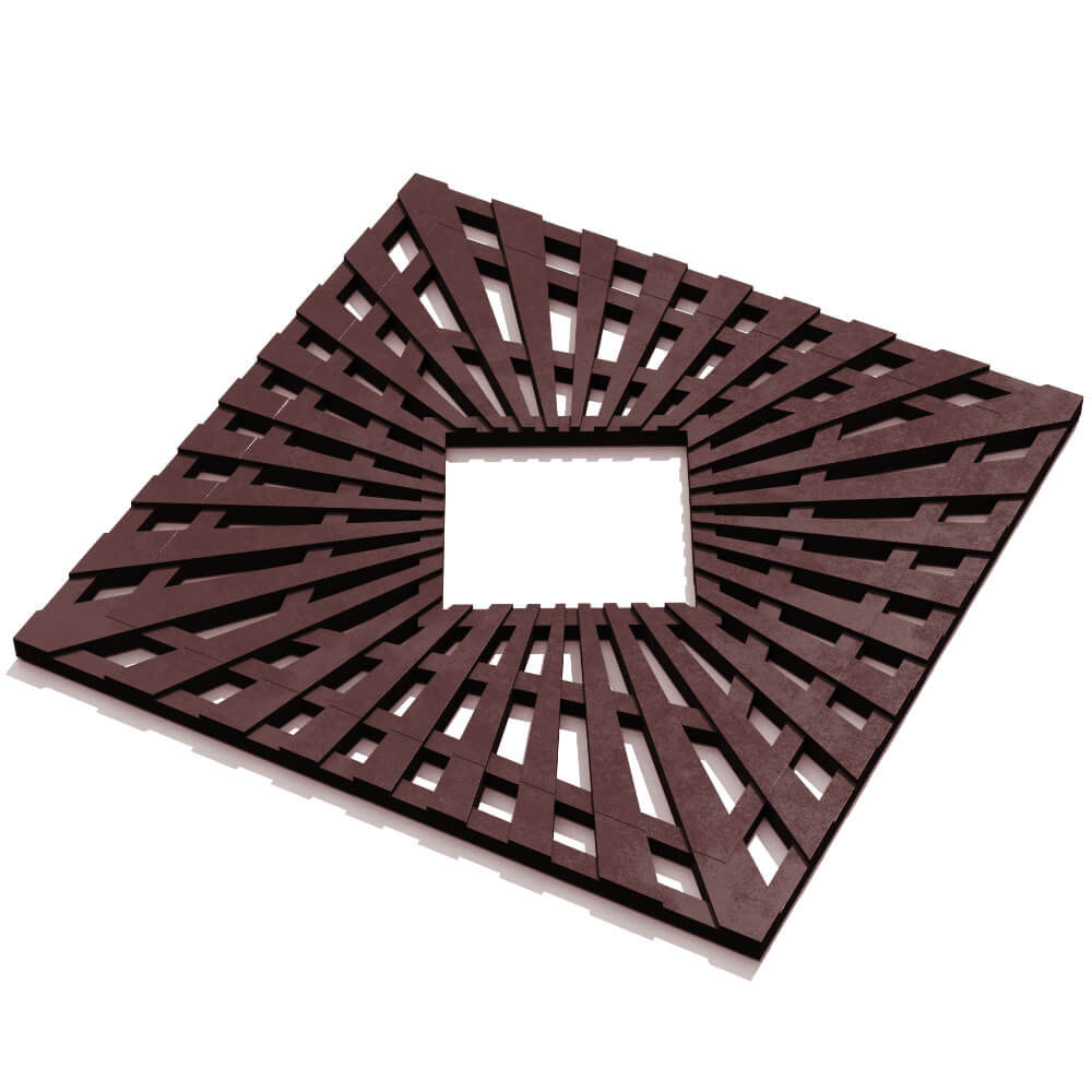 Приствольная решетка для дерева ZKING ATMOSPHERE 1.2х1.2м Коричневая в Орле фото