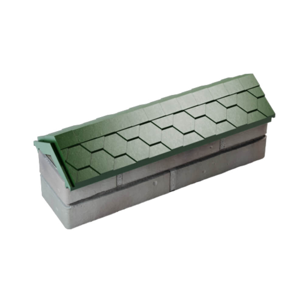 Парапет Zking Эверест Зеленый с посадкой на 0.5 кирпича (130мм) в Орле фото