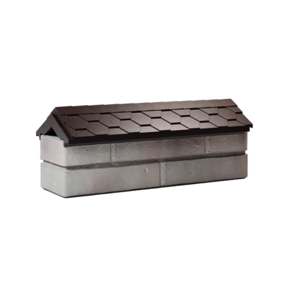 Парапет Zking Эверест Коричневый с посадкой на 0.5 кирпича (130мм) Орел фото