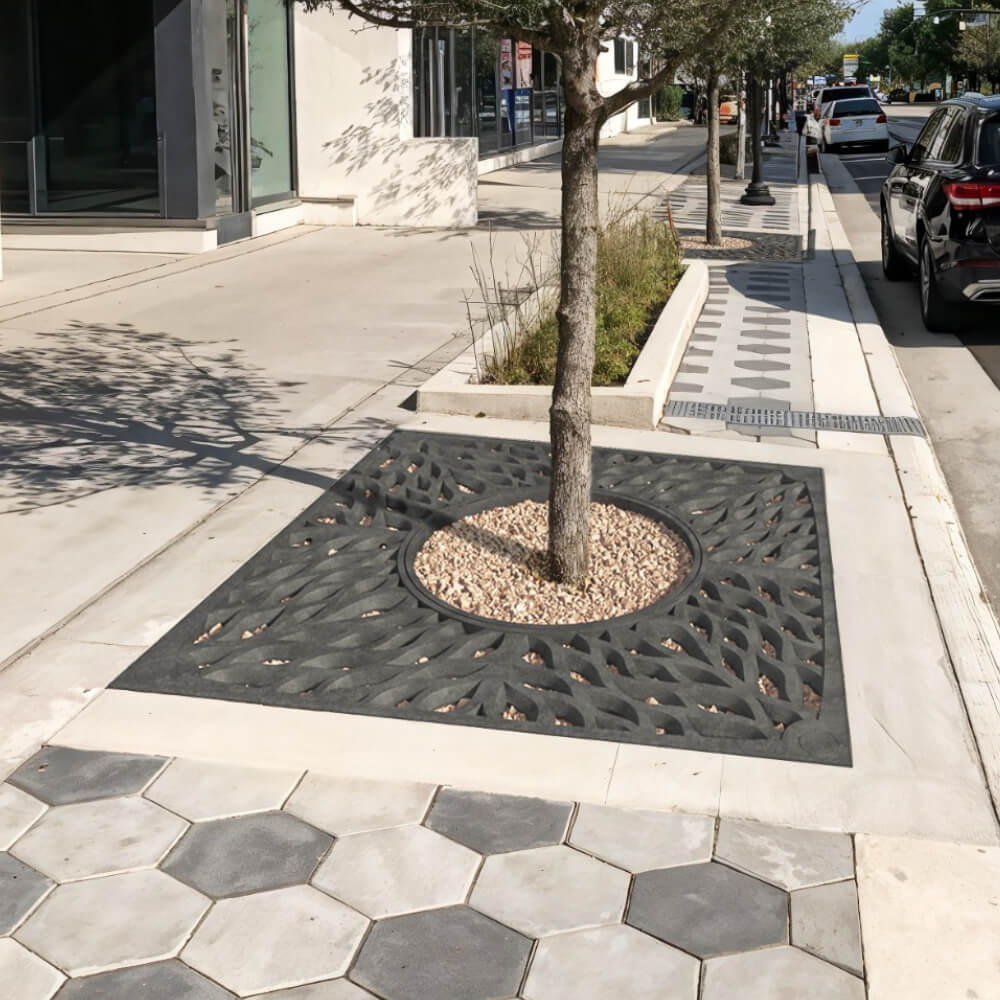 Приствольная решетка для дерева ZKING CRUST 2х2м Черная в Орле фото