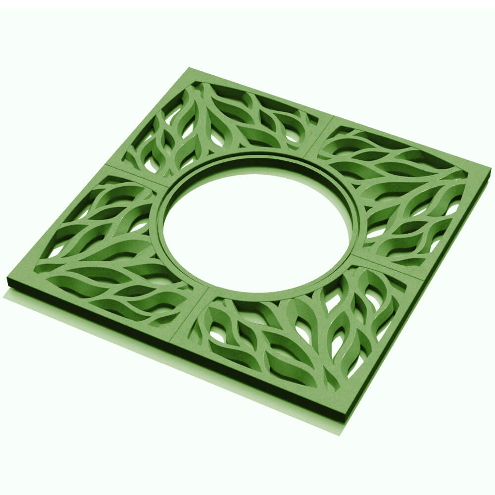 Приствольная решетка для дерева ZKING CRUST 1.2х1.2м Зеленая в Орле фото