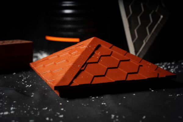 Колпак Zking Эверест Красный на столб 1.5х1.5 кирпича (390х390мм) в Орле фото