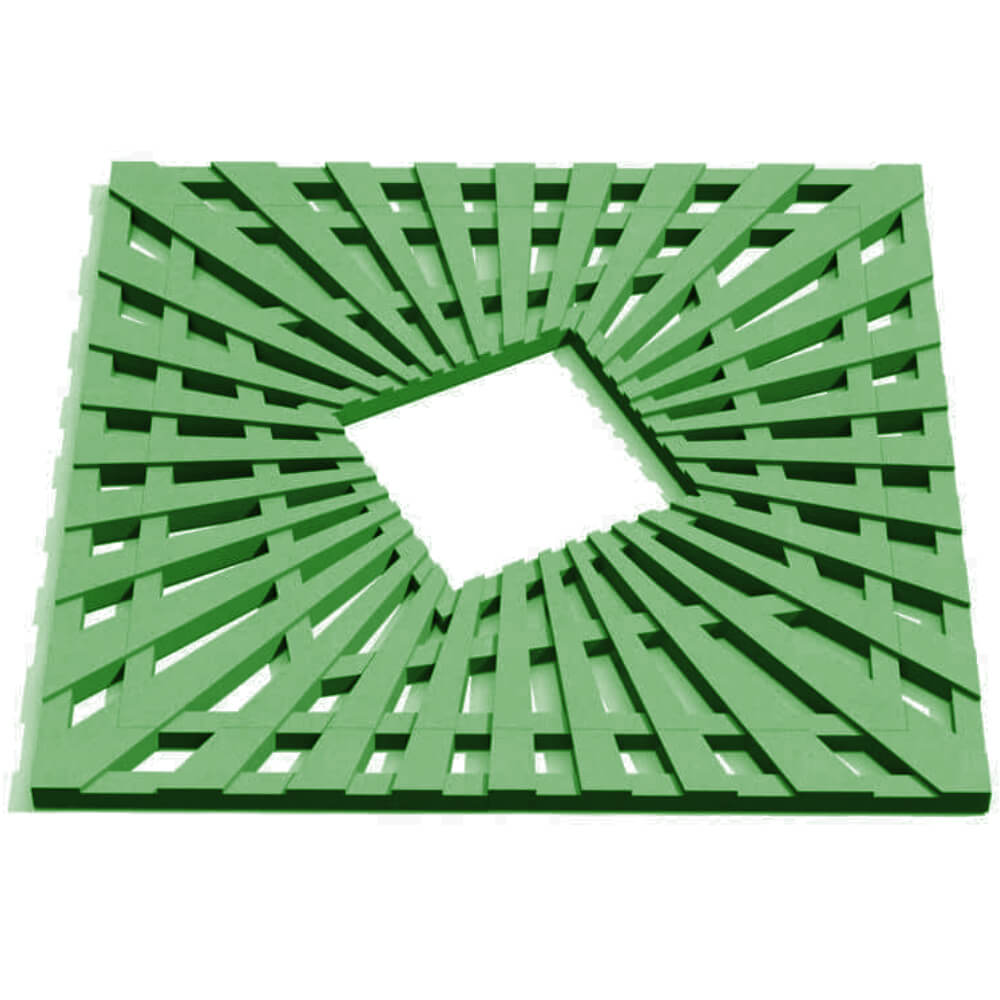 Приствольная решетка для дерева ZKING ATMOSPHERE 1.2х1.2м Зеленая Орел фото