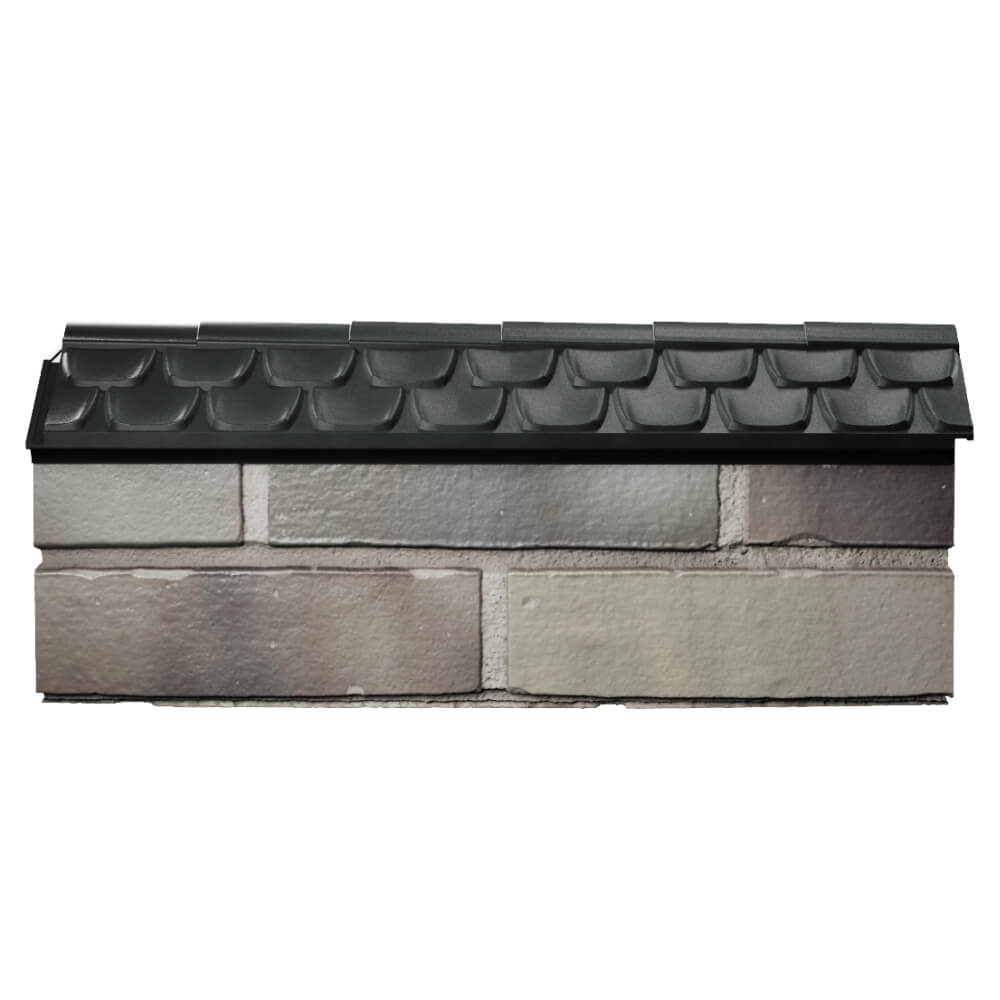 Парапет Zking Эльбрус Черный с посадкой на 0.5 кирпича (130мм) в Орле фото